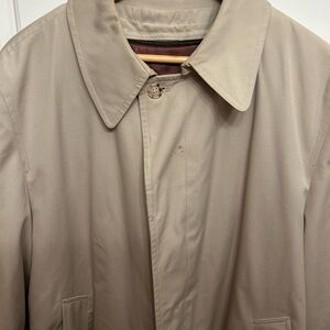 Clipper Mist Mens 40R All Weather Trench Coat